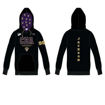 CBA Football Custom Sublimated Hoodie Thumbnail
