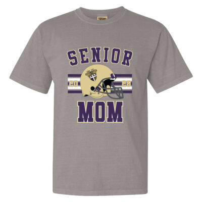 Senior Mom - Unisex Garment-Dyed Heavyweight T-Shirt Thumbnail